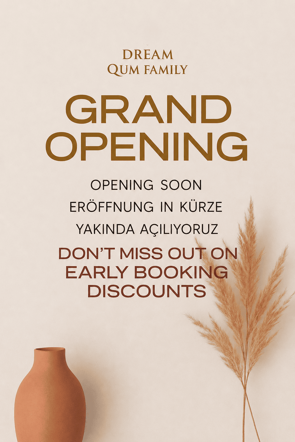 Grand Opening - Dream Qum Family 2026